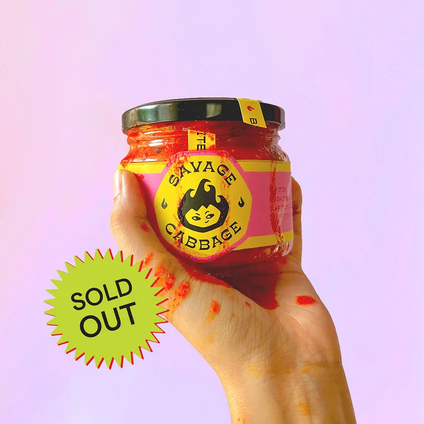 Savage Cabbage kimchi, the food brand alongside which the game was developed.