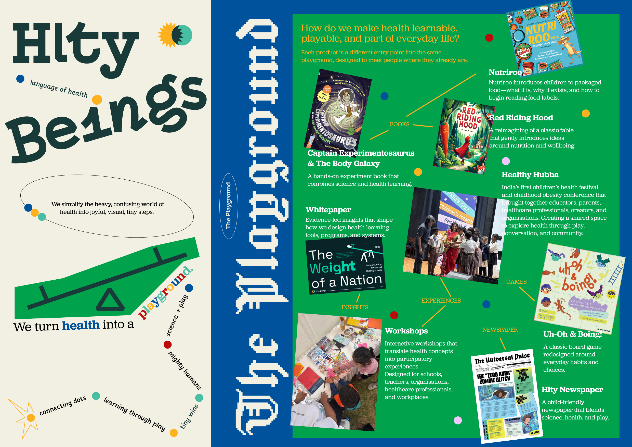 The Hlty playground brochure