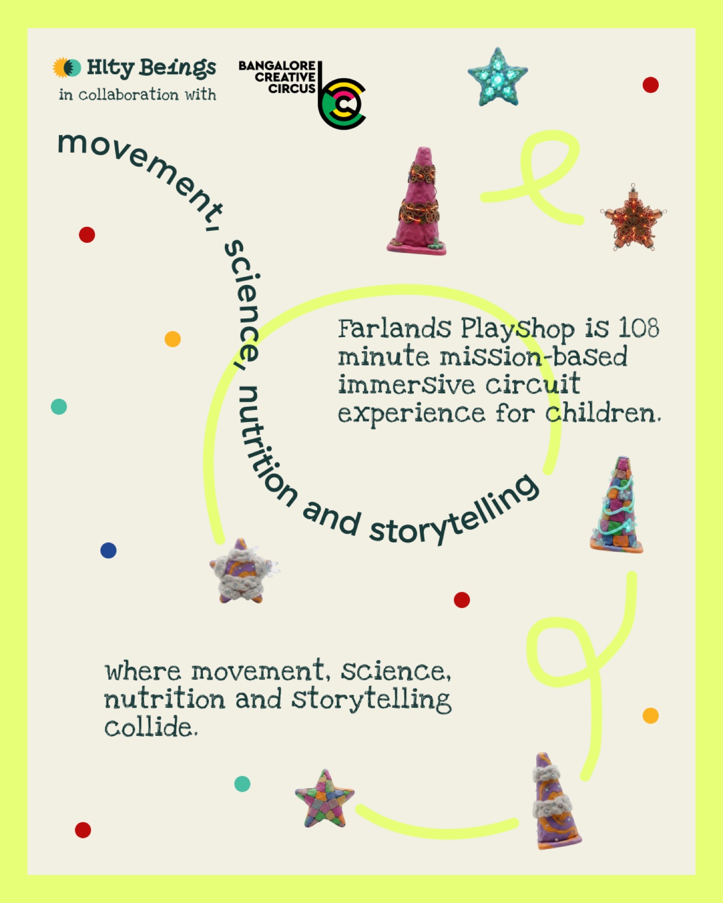 Farlands communication explaining the playshop