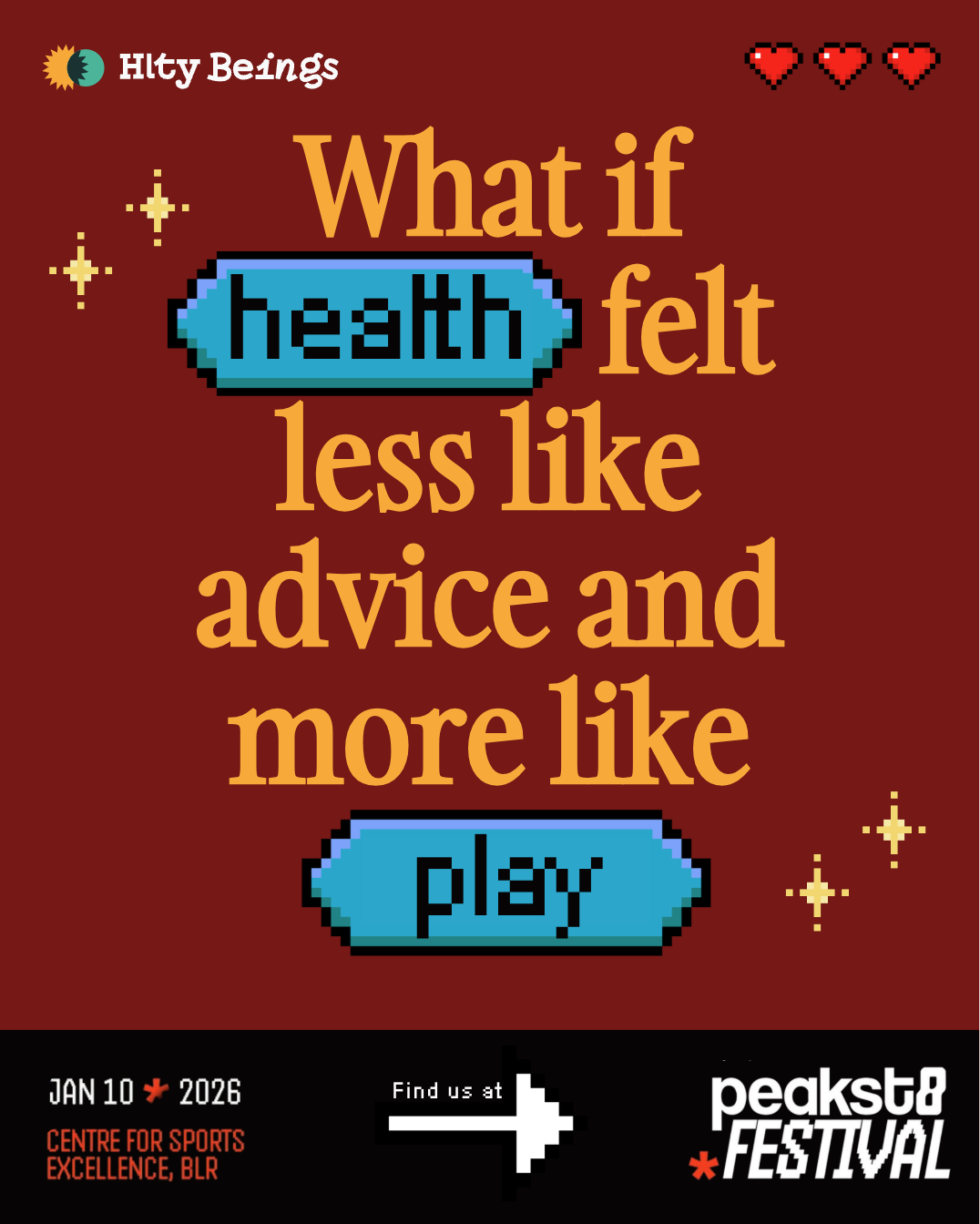 Health as play: festival communication